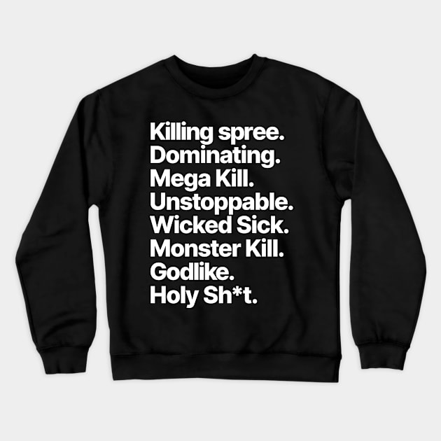 Killing Spree Ancients Crewneck Sweatshirt by Wreckists